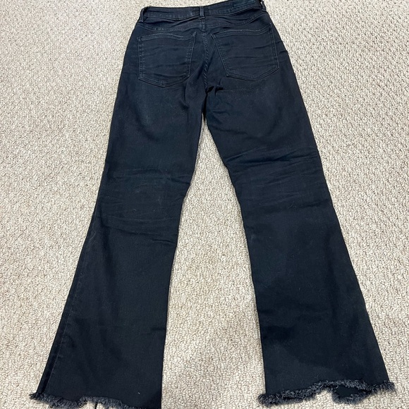 Silver Flare Leg Jeans - Picture 2 of 5